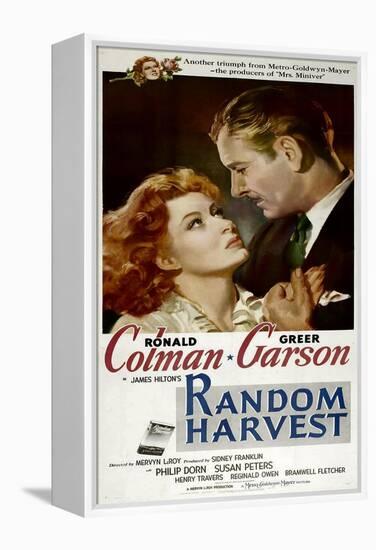 Random Harvest, Greer Garson, Ronald Colman, 1942-null-Framed Stretched Canvas