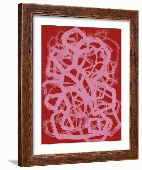 Random I - Neon-Kim Johnson-Framed Giclee Print