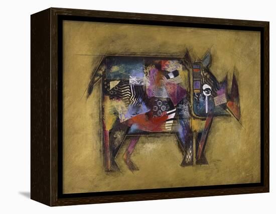 Randy the Rhino-John Douglas-Framed Premier Image Canvas