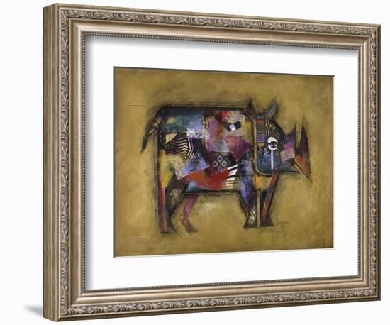 Randy the Rhino-John Douglas-Framed Giclee Print