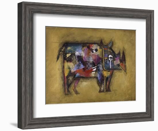 Randy the Rhino-John Douglas-Framed Giclee Print