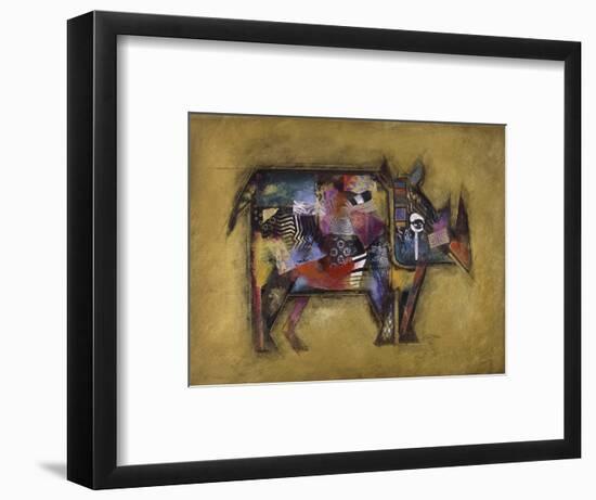 Randy the Rhino-John Douglas-Framed Giclee Print