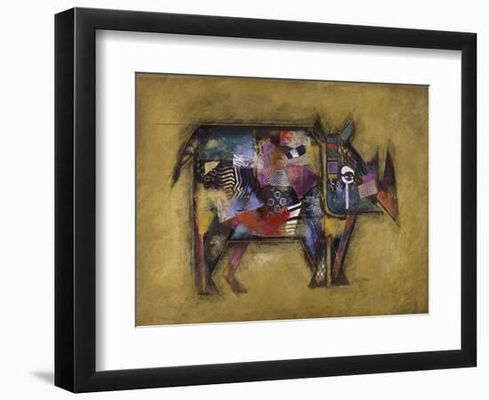 Randy the Rhino-John Douglas-Framed Giclee Print