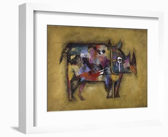 Randy the Rhino-John Douglas-Framed Giclee Print