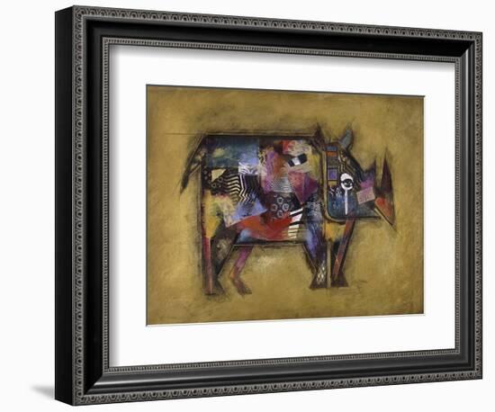 Randy the Rhino-John Douglas-Framed Giclee Print