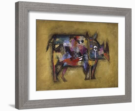 Randy the Rhino-John Douglas-Framed Giclee Print