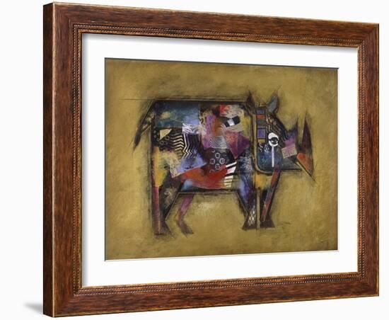 Randy the Rhino-John Douglas-Framed Giclee Print