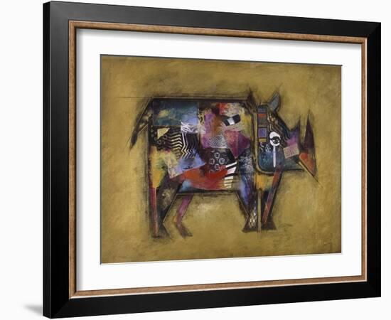 Randy the Rhino-John Douglas-Framed Giclee Print