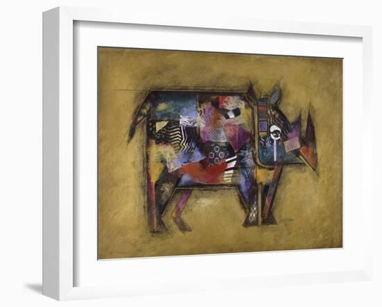 Randy the Rhino-John Douglas-Framed Giclee Print