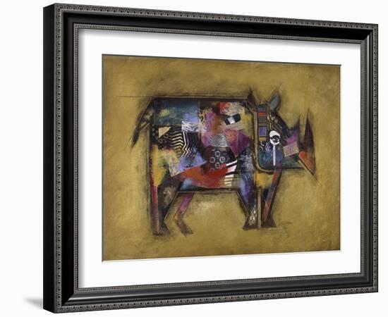 Randy the Rhino-John Douglas-Framed Giclee Print