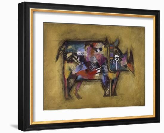 Randy the Rhino-John Douglas-Framed Giclee Print