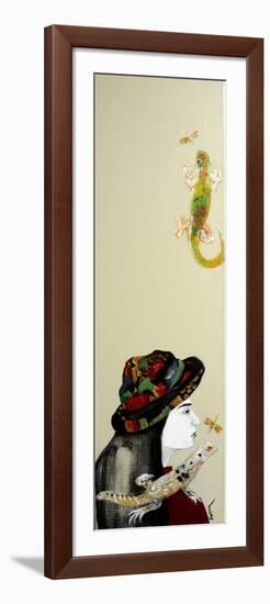 Ranee the Lizard Lady, 2016-Susan Adams-Framed Giclee Print