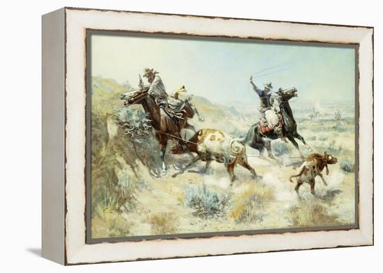 Range Mother, 1908-Charles Marion Russell-Framed Premier Image Canvas