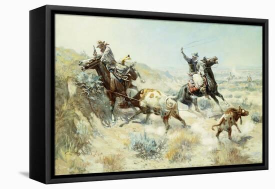 Range Mother-Charles Marion Russell-Framed Premier Image Canvas