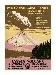 Lassen Volcanic National Park, ca. 1938-Ranger Naturalist Service-Mounted Art Print