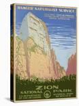 Zion National Park, ca. 1938-Ranger Naturalist Service-Stretched Canvas