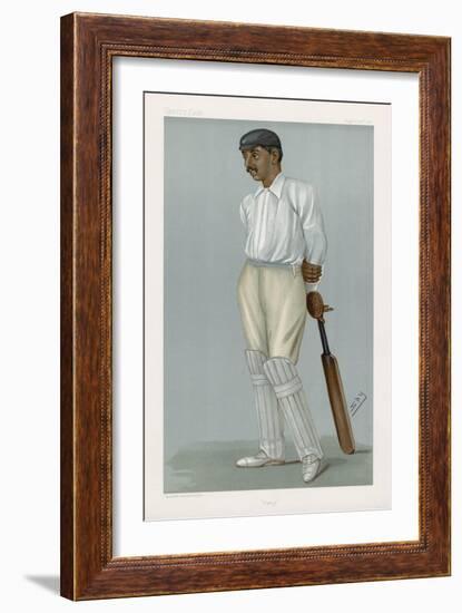 Ranjitsinhji Vibhaji Rajput Nobleman and English Cricketer Who Played for Sussex-Spy (Leslie M. Ward)-Framed Premium Giclee Print