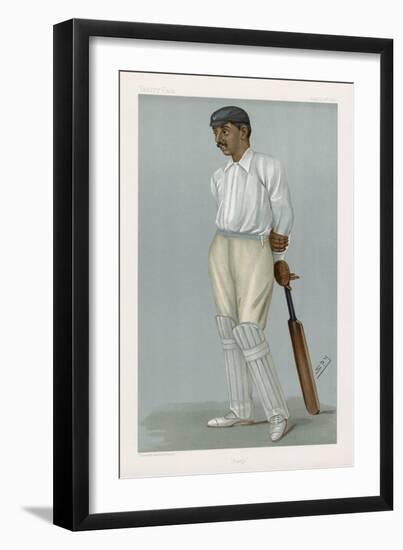 Ranjitsinhji Vibhaji Rajput Nobleman and English Cricketer Who Played for Sussex-Spy (Leslie M. Ward)-Framed Premium Giclee Print