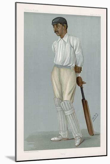 Ranjitsinhji Vibhaji Rajput Nobleman and English Cricketer Who Played for Sussex-Spy (Leslie M. Ward)-Mounted Art Print