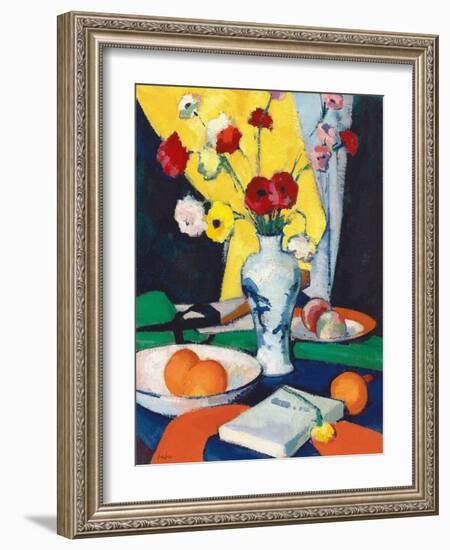 Ranunculus, C.1921-Samuel John Peploe-Framed Giclee Print