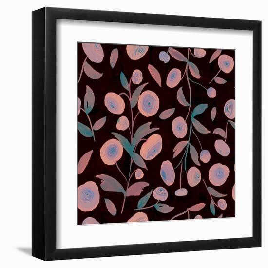 Ranunculus Reverie pattern-Suzanne Allard-Framed Art Print