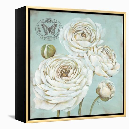 Ranunculus Stamp-Stefania Ferri-Framed Stretched Canvas