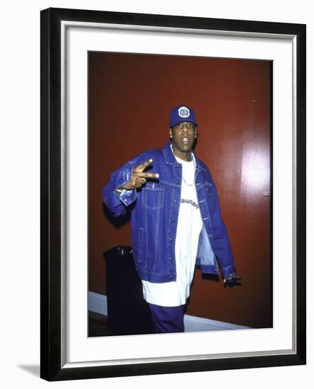 Rap Artist Jay-Z-Sylvain Gaboury-Framed Premium Photographic Print