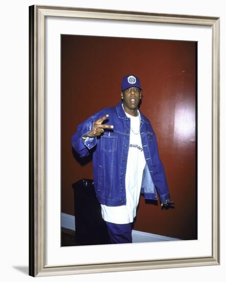Rap Artist Jay-Z-Sylvain Gaboury-Framed Premium Photographic Print