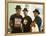 Rap Group Run DMC: Darryl McDaniels, Joe Simmons and Jason Mizell-David Mcgough-Framed Premier Image Canvas