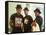 Rap Group Run DMC: Darryl McDaniels, Joe Simmons and Jason Mizell-David Mcgough-Framed Premier Image Canvas