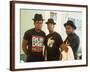 Rap Group Run DMC: Darryl McDaniels, Joe Simmons and Jason Mizell-David Mcgough-Framed Premium Photographic Print