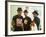 Rap Group Run DMC: Darryl McDaniels, Joe Simmons and Jason Mizell-David Mcgough-Framed Premium Photographic Print