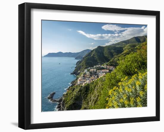 Rape Fields in Orcia Valley, Tuscany, Italy-Nadia Isakova-Framed Photographic Print