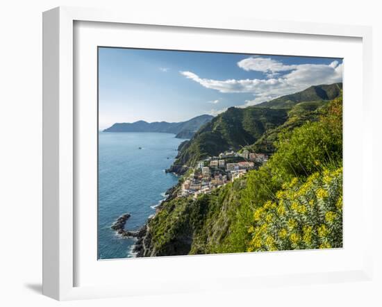 Rape Fields in Orcia Valley, Tuscany, Italy-Nadia Isakova-Framed Photographic Print