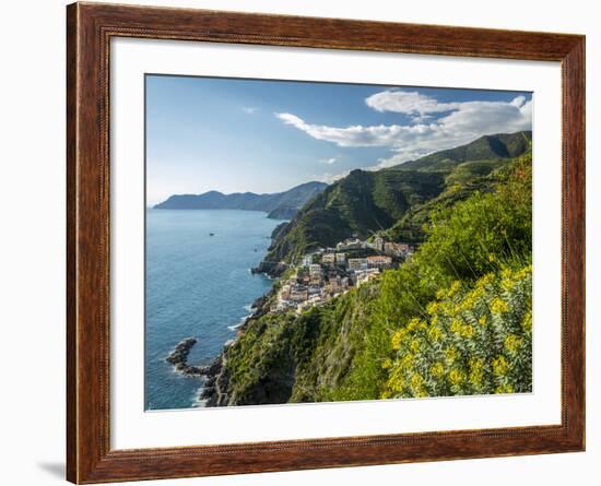 Rape Fields in Orcia Valley, Tuscany, Italy-Nadia Isakova-Framed Photographic Print