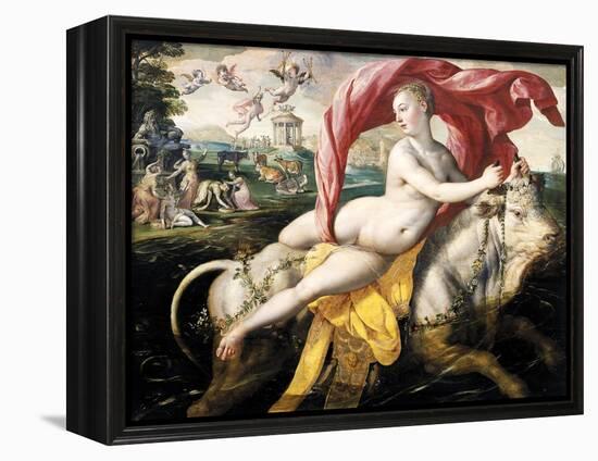 Rape of Europa, 1572-Maarten de Vos-Framed Premier Image Canvas