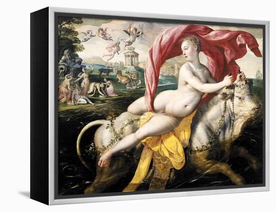 Rape of Europa, 1572-Maarten de Vos-Framed Premier Image Canvas