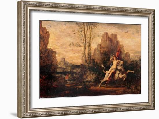 Rape of Europa-Gustave Moreau-Framed Art Print