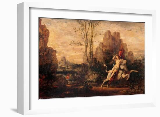 Rape of Europa-Gustave Moreau-Framed Art Print