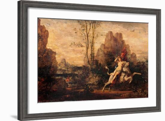 Rape of Europa-Gustave Moreau-Framed Art Print