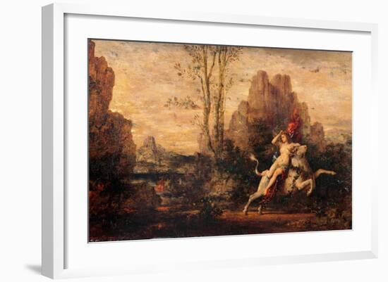 Rape of Europa-Gustave Moreau-Framed Art Print