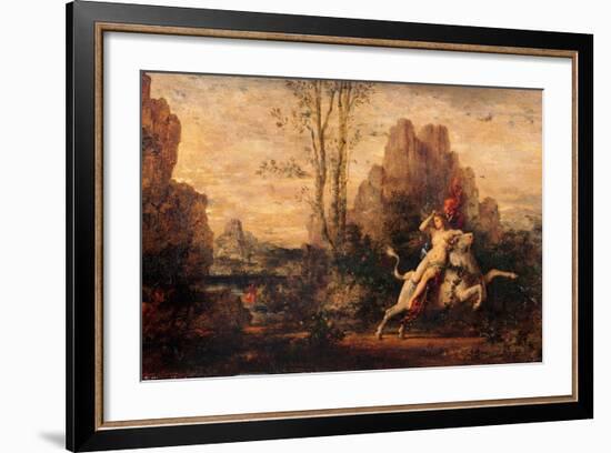 Rape of Europa-Gustave Moreau-Framed Art Print