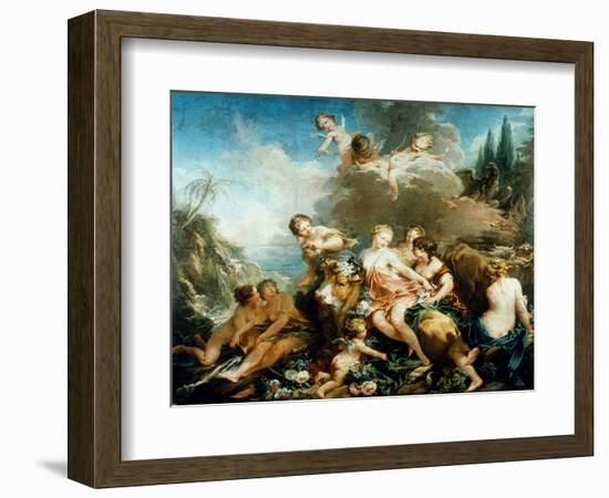 Rape Of Europa-Francois Boucher-Framed Giclee Print