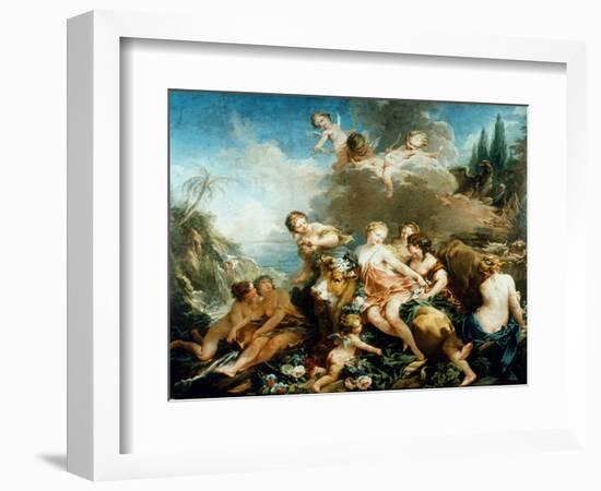 Rape Of Europa-Francois Boucher-Framed Giclee Print