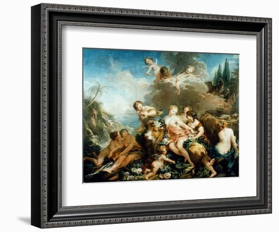 Rape Of Europa-Francois Boucher-Framed Giclee Print