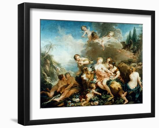 Rape Of Europa-Francois Boucher-Framed Giclee Print