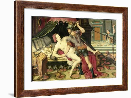 Rape of Lucretia-null-Framed Art Print