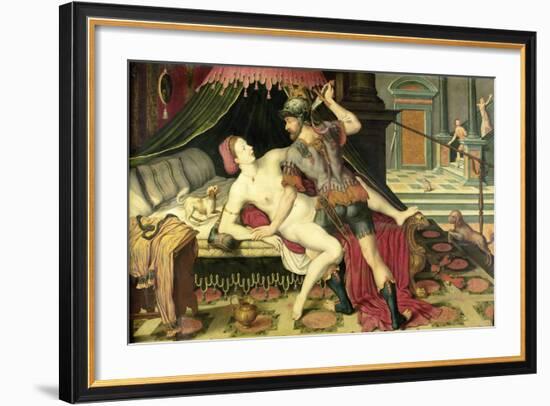 Rape of Lucretia-null-Framed Art Print