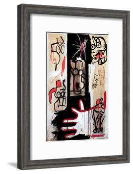 Rape of Roman Torsos-Jean-Michel Basquiat-Framed Giclee Print
