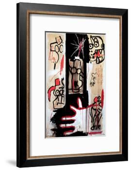 Rape of Roman Torsos-Jean-Michel Basquiat-Framed Giclee Print